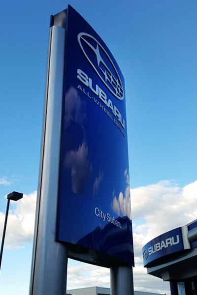 subaru pylon sign