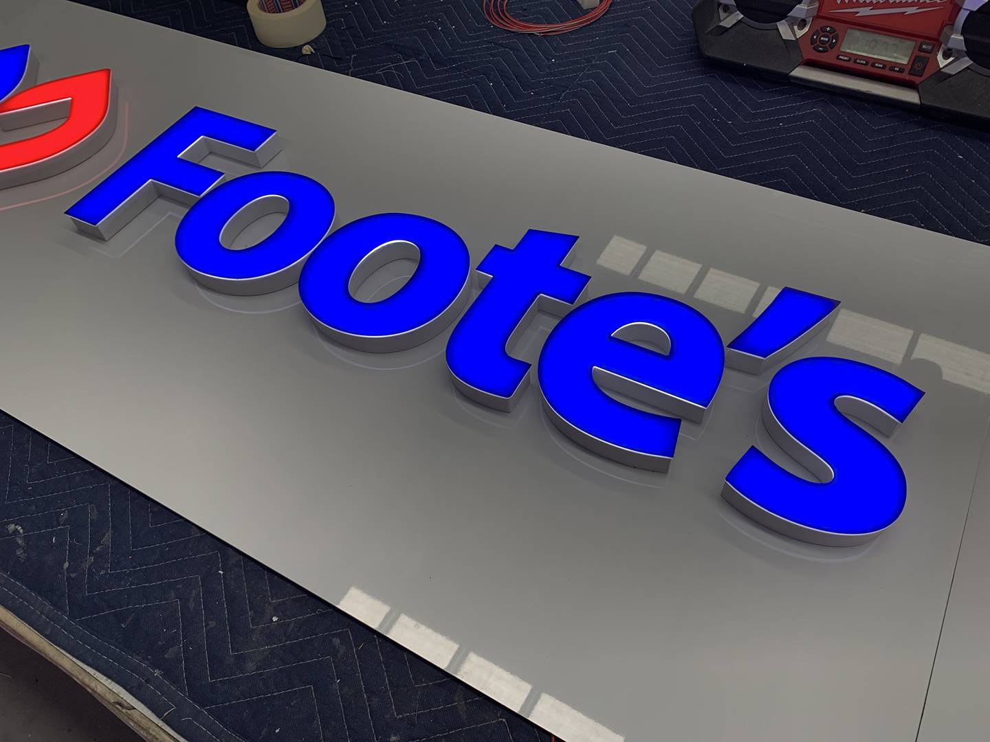 Foote's Pharmacy 3D Printed Building Signage