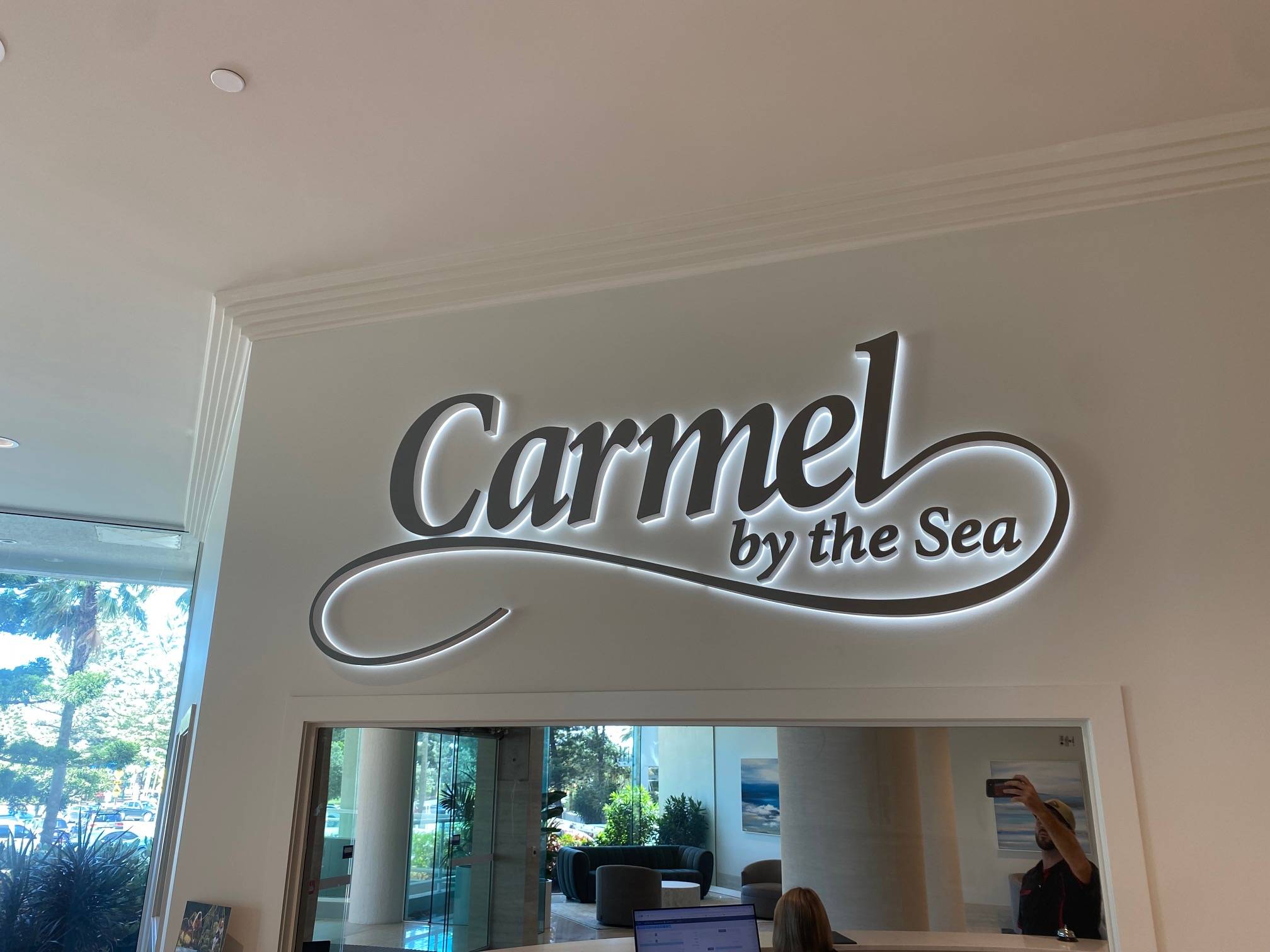 Carmel by the sea 3D printed sign