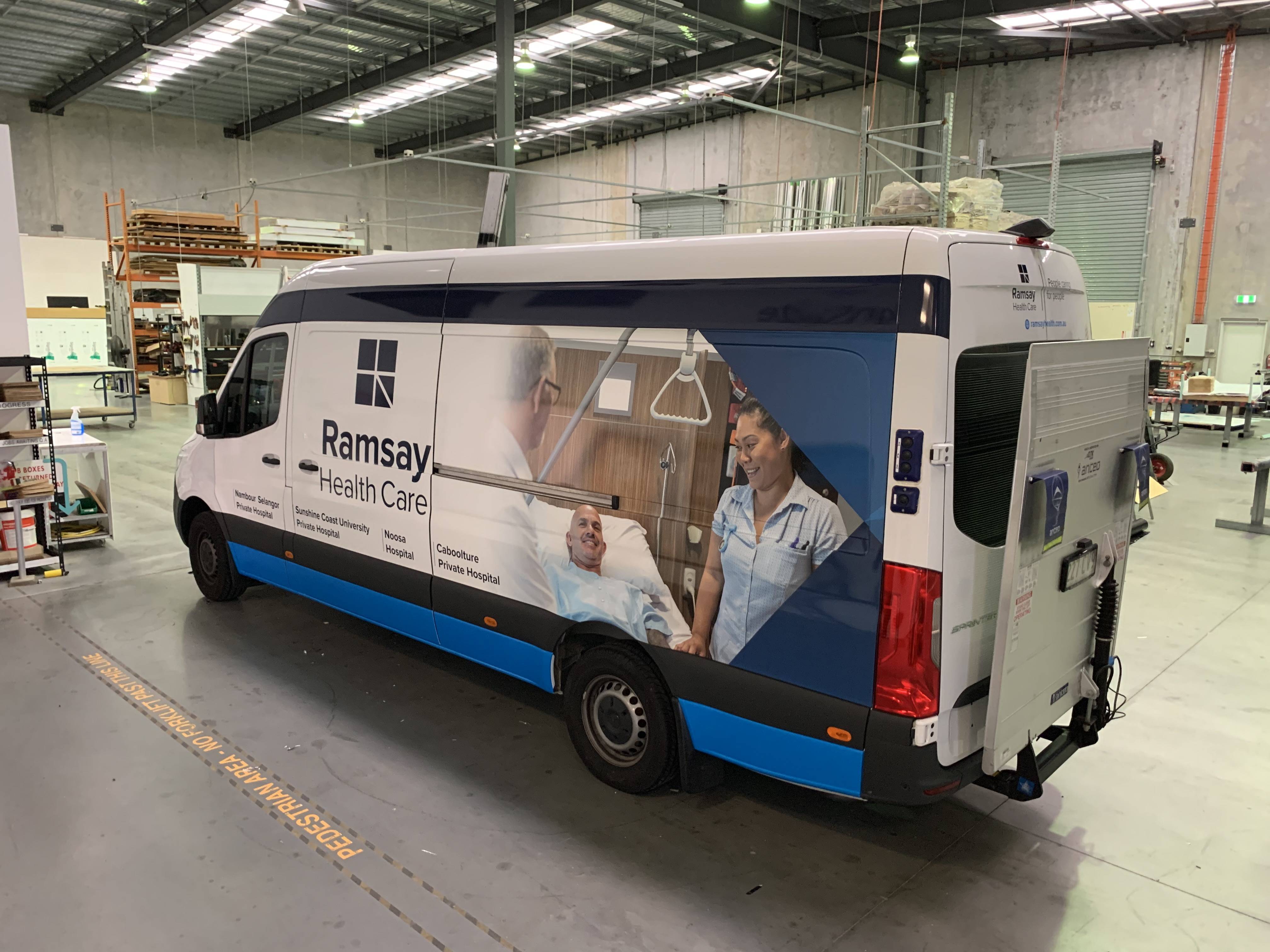 Ramsay Health Care Vehicle Signage