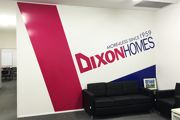 Dixon Homes Wall Graphic