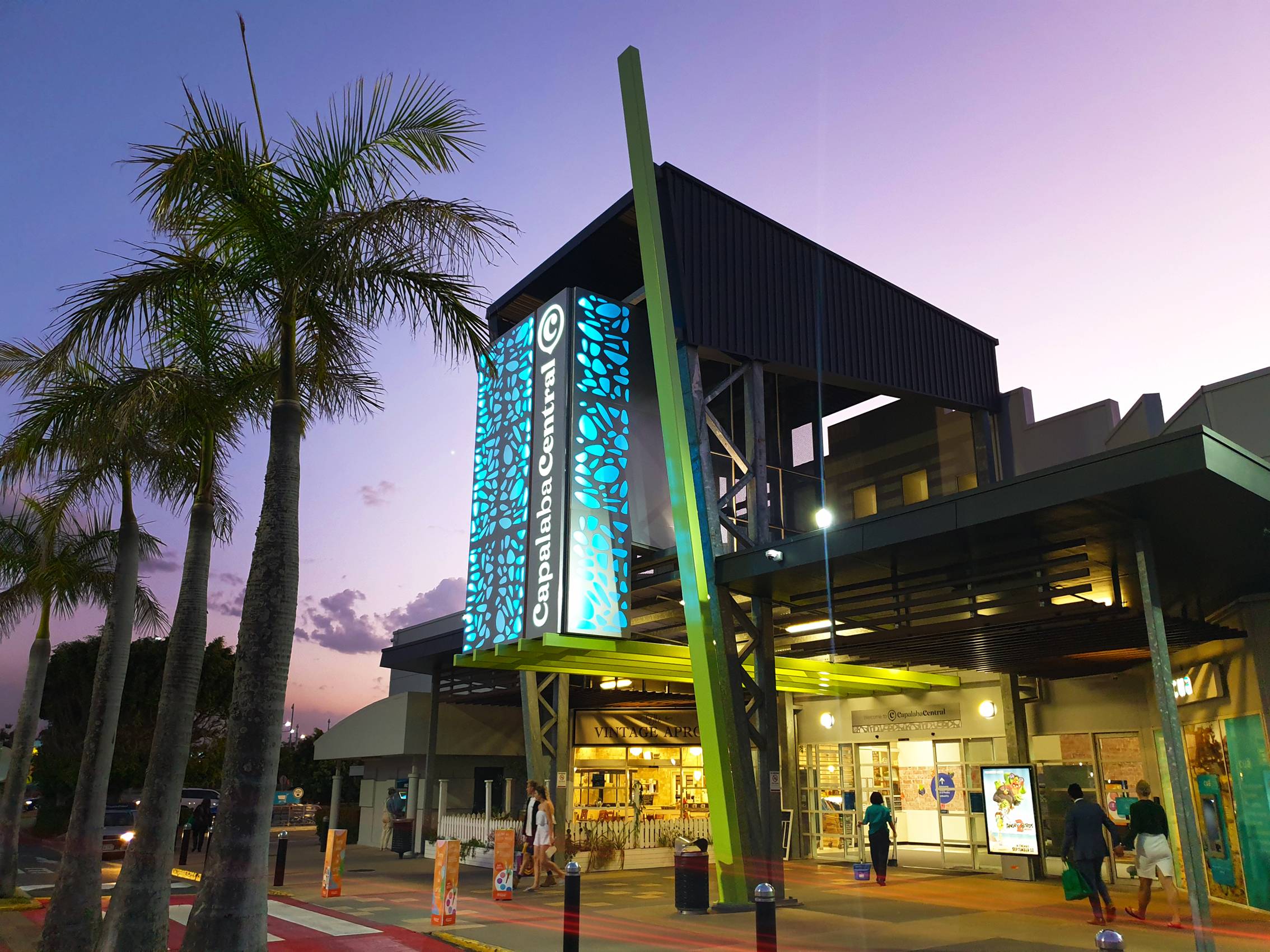 Capalaba Central Custom RGB Entry Signage