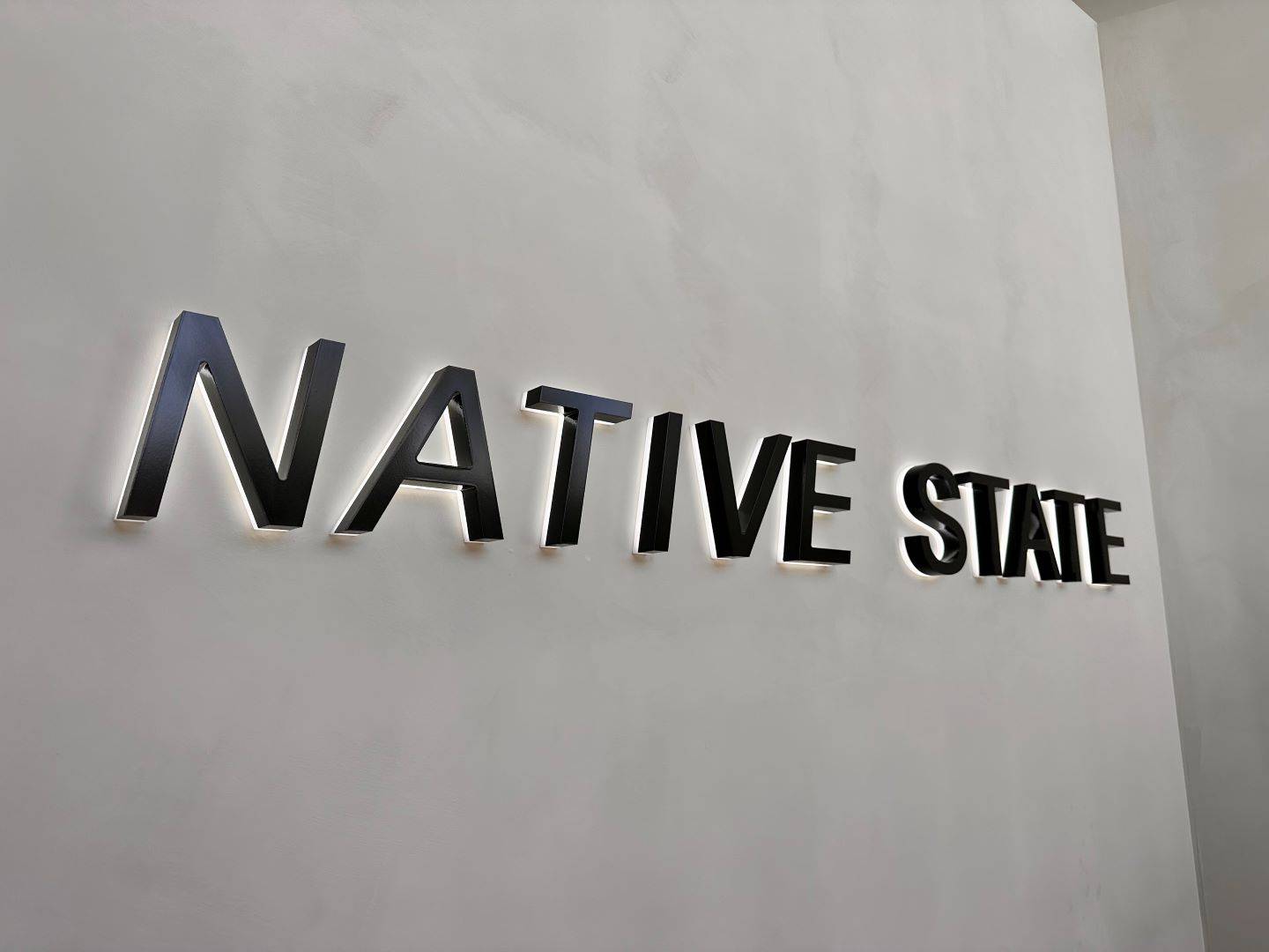 Native State Fabricated Signage