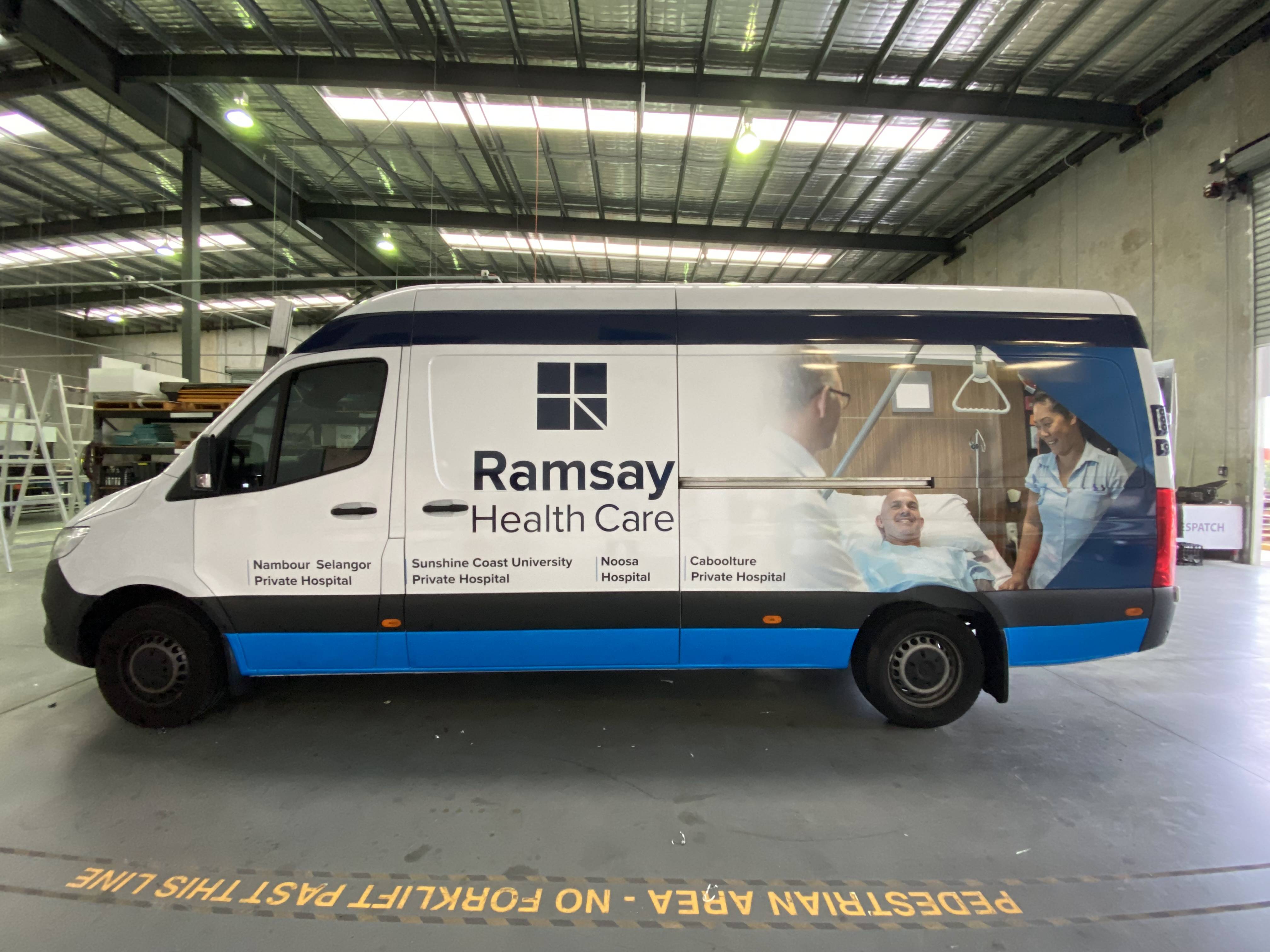 Ramsay Health Care Vehicle Signage