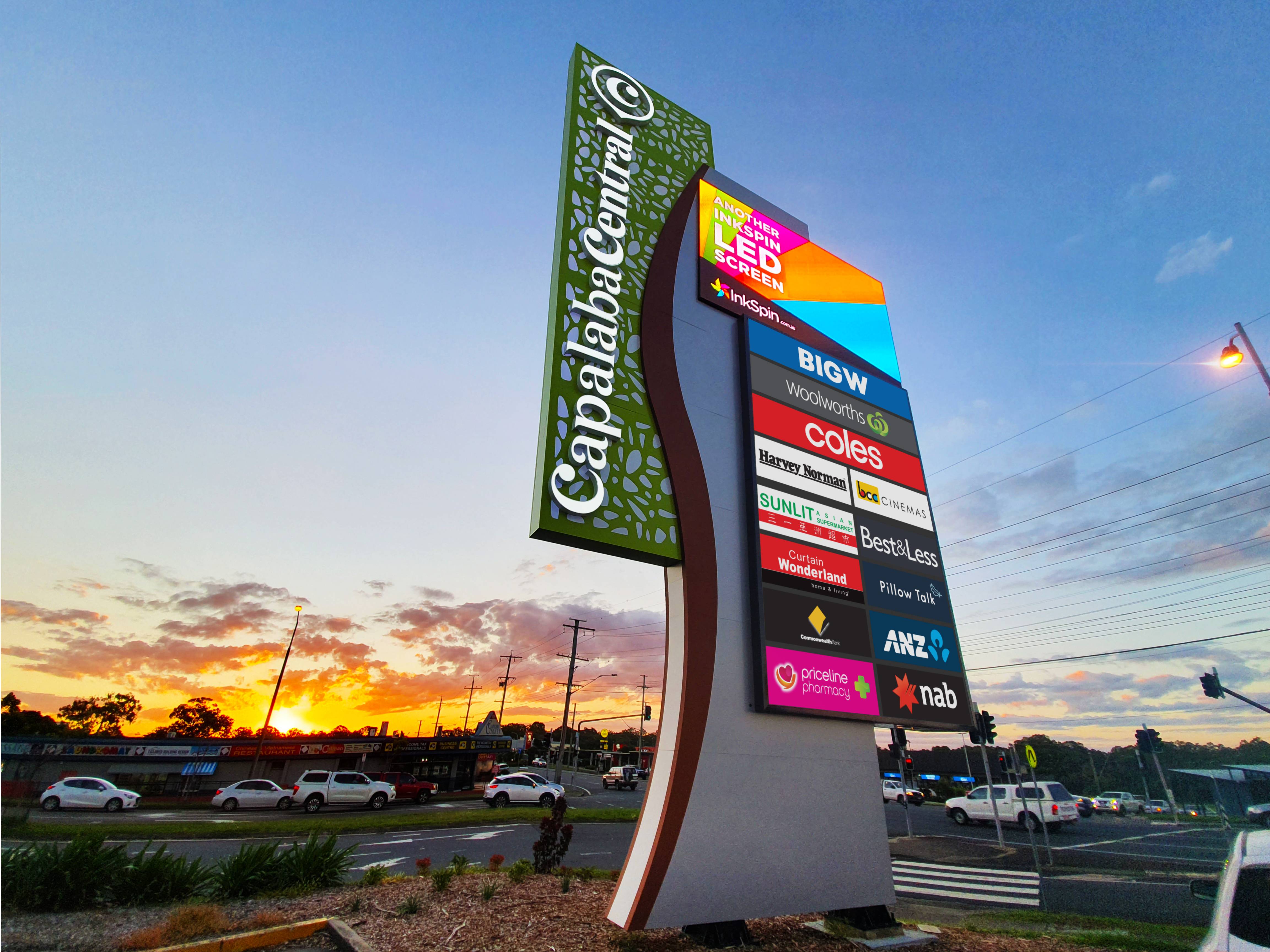 Capalaba Central Digital Pylon