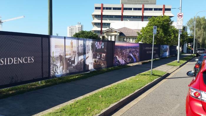 mesh hoarding Promotional Signage